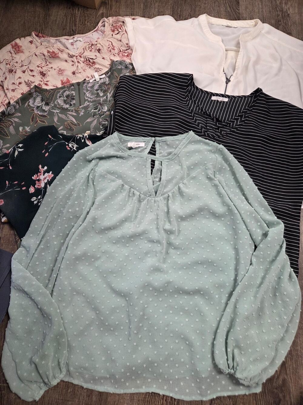 Maurices Women's Small Blouse Lot Work Shirt Tops Lot of 6